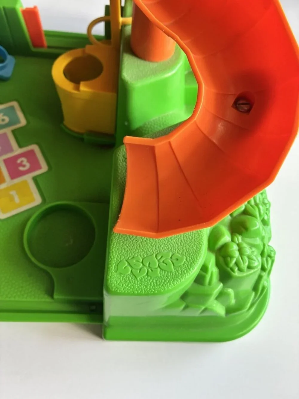 Vintage Fisher-Price 1988 Little People Playground Playset Park Slide Seesaw